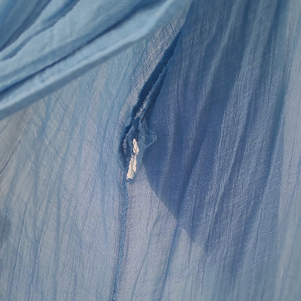 Blue Button-Up Shirt - Picture 2 of 2